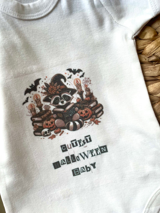 Geburtsgeschenk „Cutest Halloween Baby“ Baby Body für Oktober Babys oder Halloween Mommys